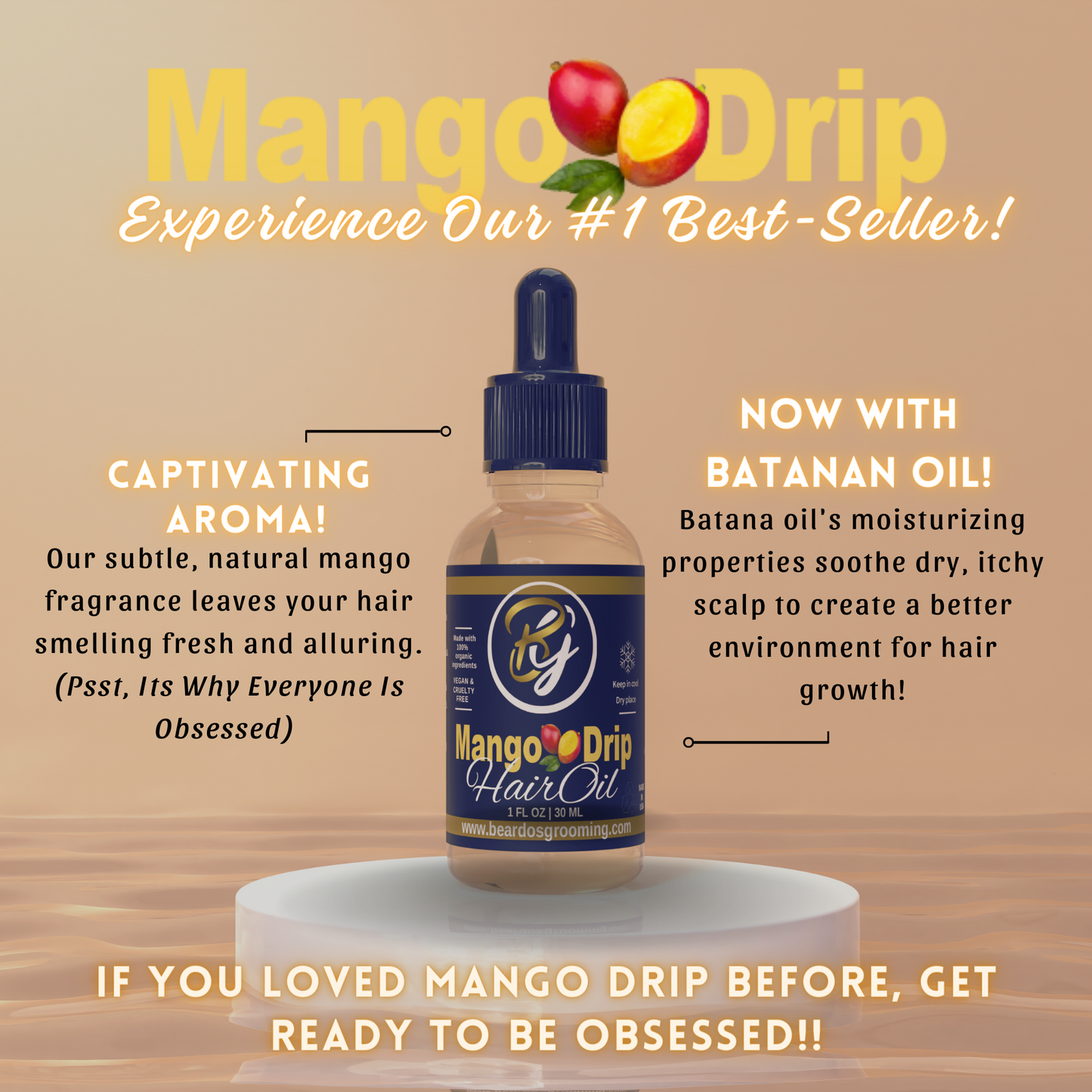 Mango Drip Hair Oil