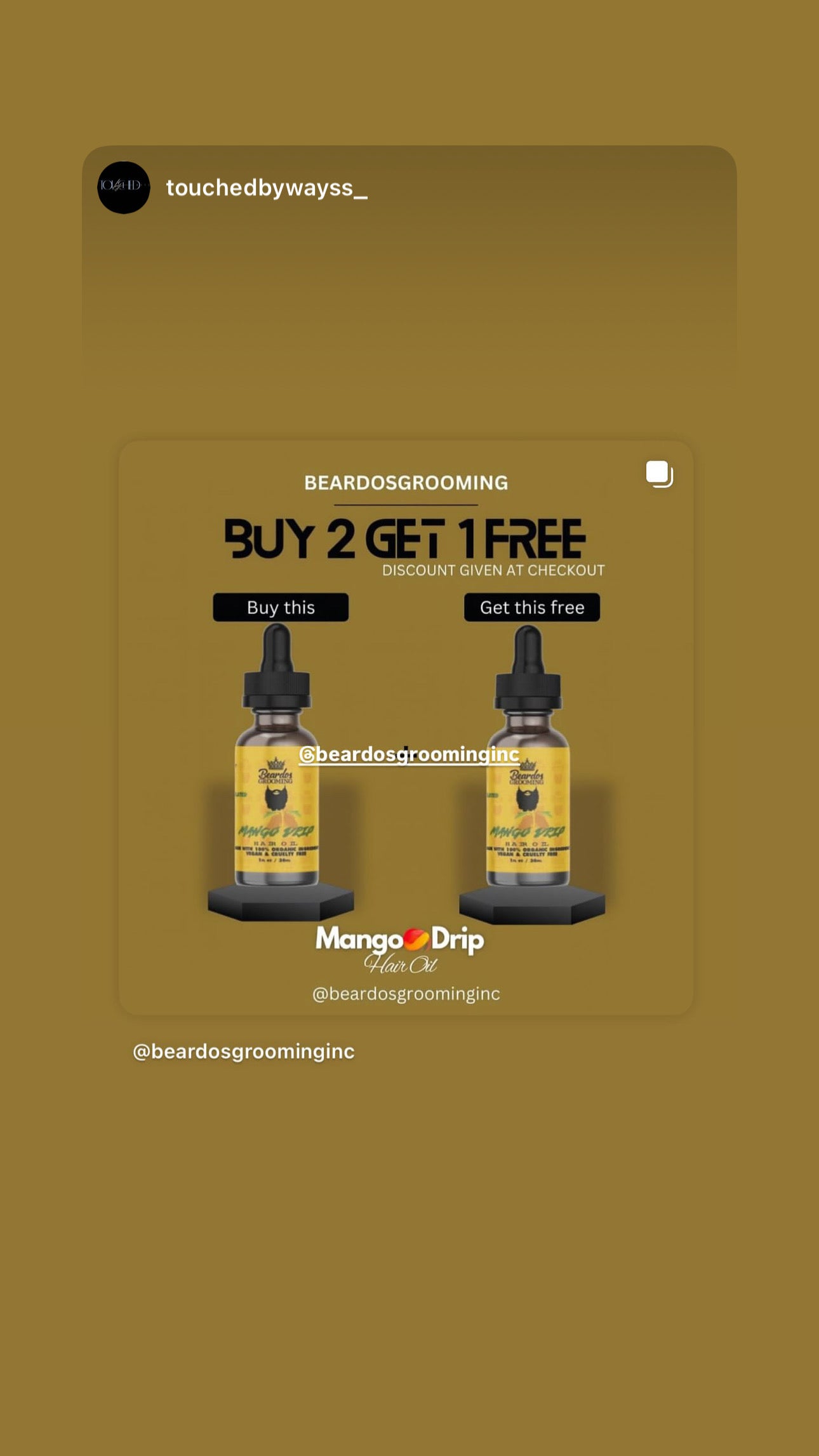 Mango Drip Hair Oil BLACK FRIDAY SALE BUY 2 GET 1 FREE