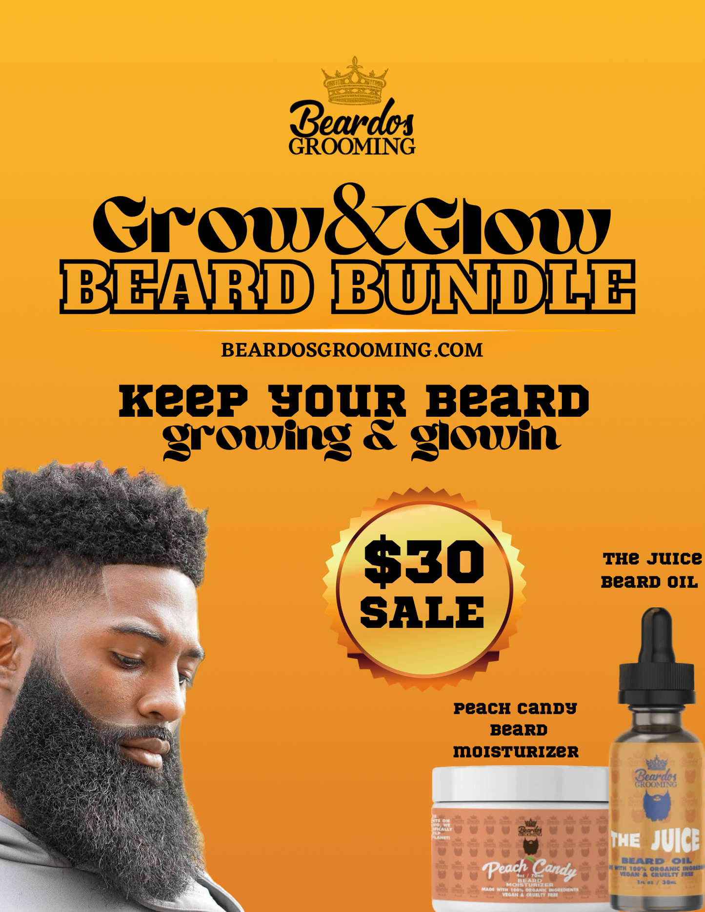 Grow & Glow Beard Bundle